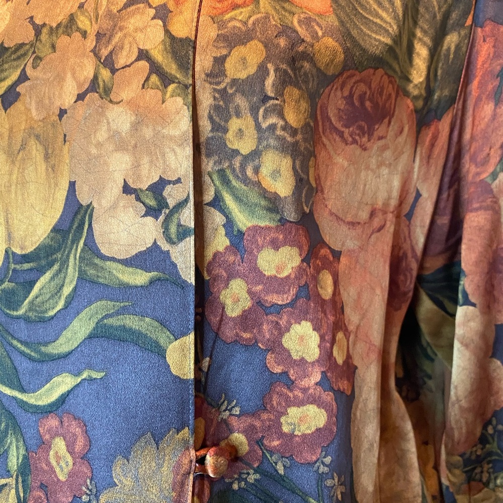 Doncaster Silk Three Pc Trio. Blouse, skirt and Outer Jacket with Earthy Tones